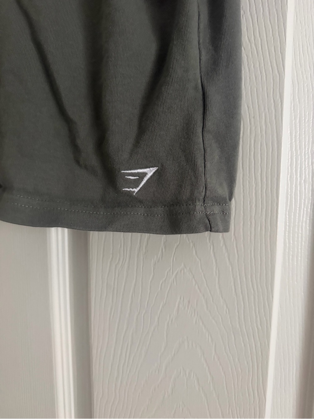 Gymshark Olive Green Cropped Crew Tee - Picture 2 of 5